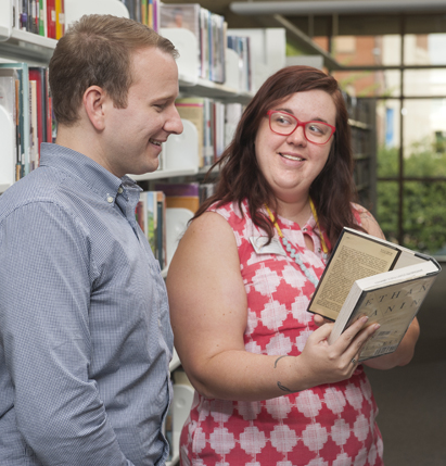 Librarian Helping Patron