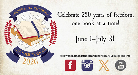 Summer Reading 2026 June 1 - July 31.