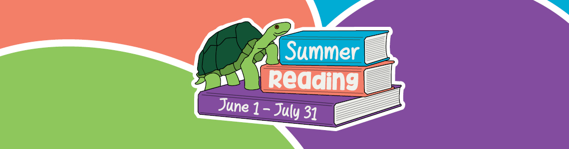 Summer Reading. June 1 - July 31, 2024.