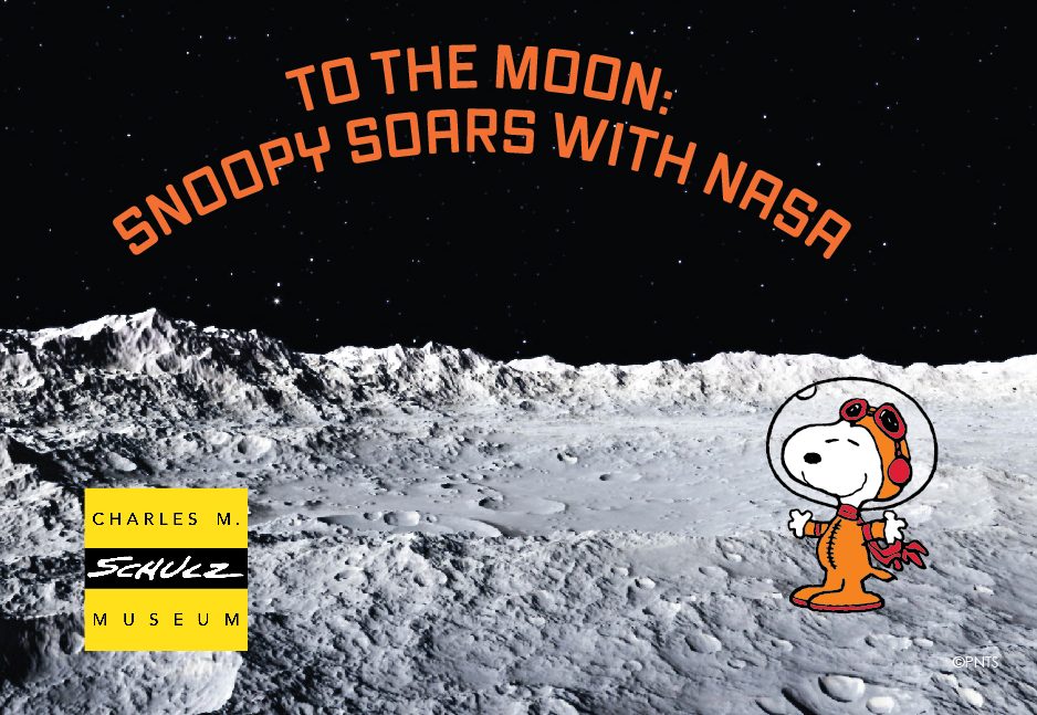Snoopy Soars with NASA image