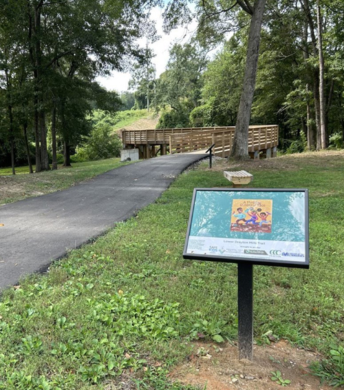 StoryWalk Spartanburg. Beaumont Mill Village Pathway.