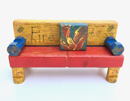 Fire Sofa by Janet Orselli